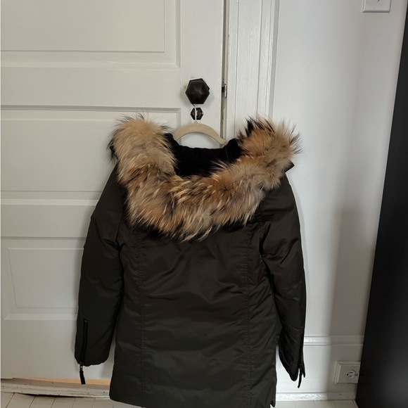 SAM. Parka Coat Fur Jacket Size S - Picture 5 of 13